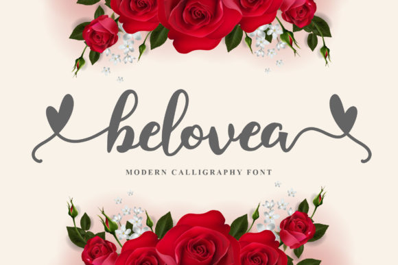 Belovea: A Modern Calligraphy Font for Elegant Branding
