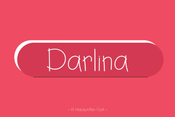 Discover Darlina: A Delicate Handwritten Font for Branding