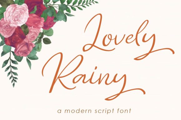 Discovering Lovely Rainy: A Versatile Script Font for Editorial Design