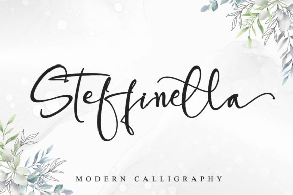 Elevate Your Craft with Steffinella: A Delicate Handwritten Font