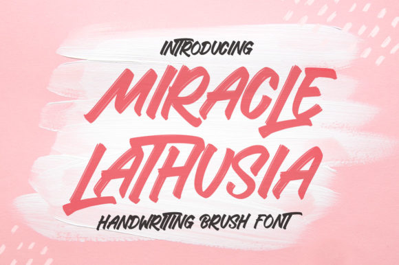 Elevate Your Editorial Design with Miracle Lathusia Font