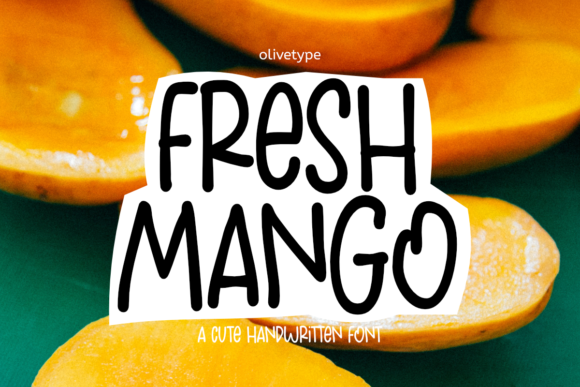 Enhance Your Brand with Fresh Mango: A Versatile Handwritten Font