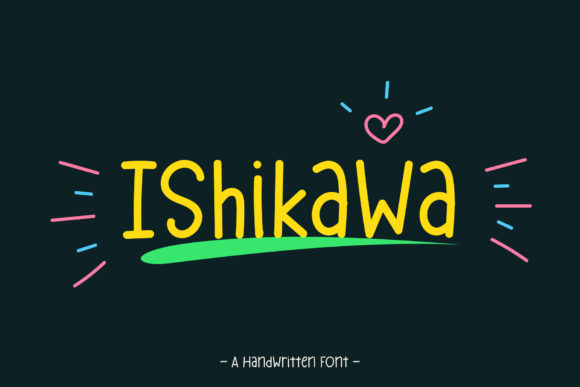 Enhance Your Brand with Ishikawa: A Versatile Handwritten Font