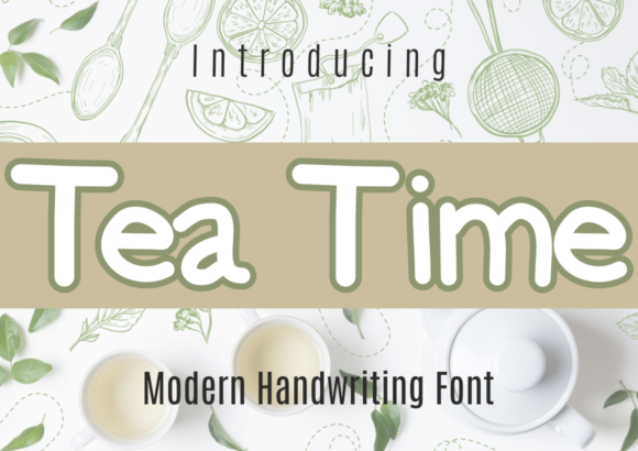Enhance Your Brand with Tea Time: A Friendly Handwritten Font
