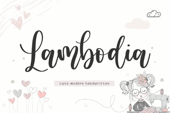 Enhance Your Campaign with Lambodia: A Versatile Handwritten Font