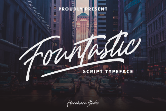 Fountastic: A Versatile Script Font for Creative Projects