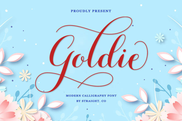 Goldie: A Charming Handwritten Font for Elegant Editorial Design