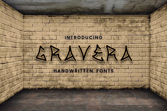Gravera: The Handwritten Font for Distinct Editorial Design