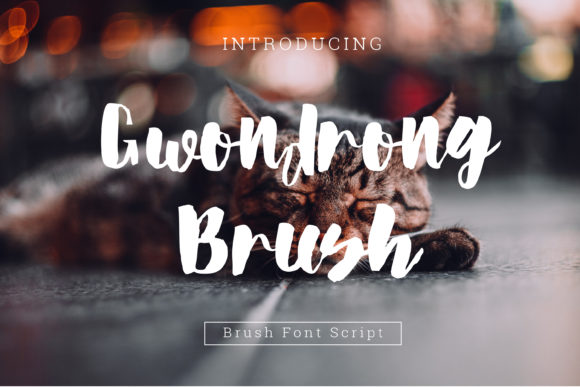 Gwondrong Brush: A Versatile Script Amp Font