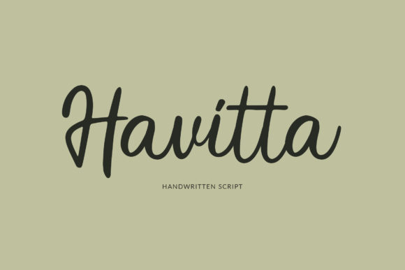 Havitta: A Sweet and Classy Handwritten Font for Designers