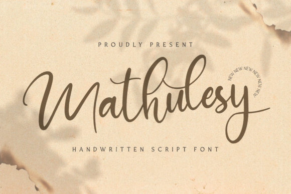 Mathulesy: A Delicate and Elegant Handwritten Font for Designers