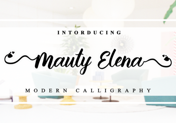 Mauty Elena: A Charming Script Font for Engaging Campaigns