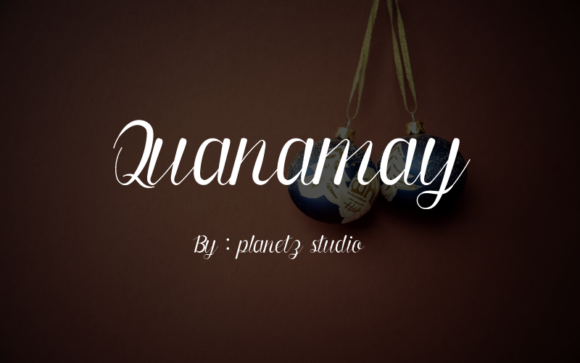 Quanamay: A Handwritten Font for Makers and Designers