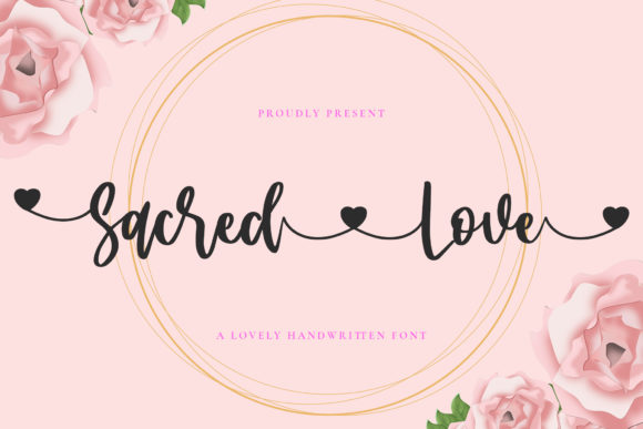 Sacred Love: A Romantic Handwritten Font for Captivating Campaigns