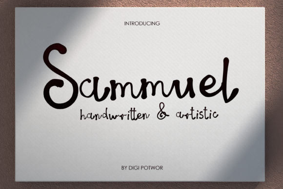 Sammuel: The Handwritten Font for Eye-Catching Designs