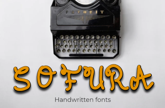 Sofura: A Handwritten Font for Editorial Charm