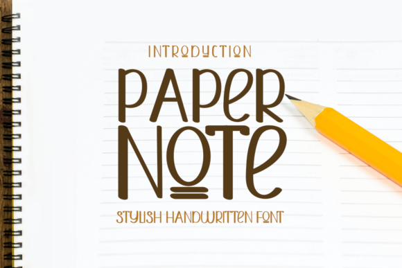 Transform Your Brand with Paper Note: A Stylish Handwritten Font