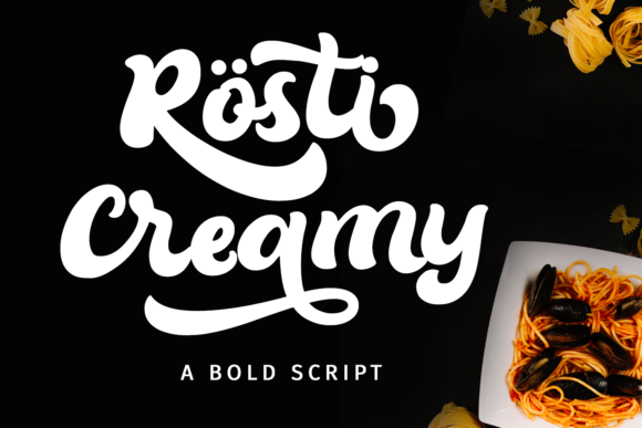 Transform Your Brand with Rösti Creamy: A Premium Handwritten Font