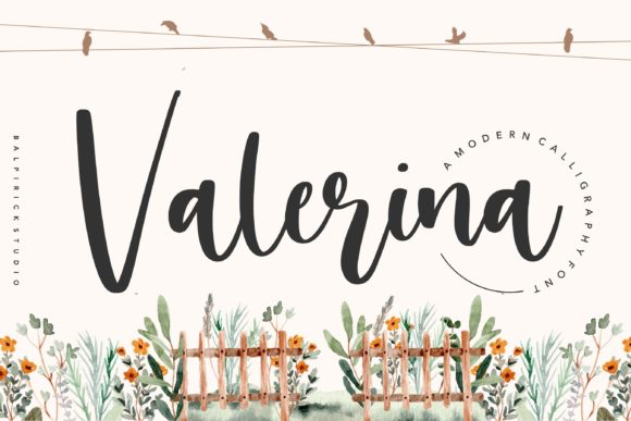 Valerina: Elevate Your Brand with This Elegant Script Font