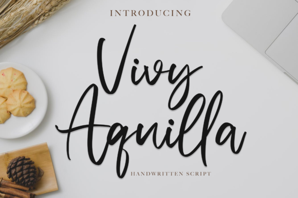 Vivy Aquilla: A Versatile Handwritten Font for Modern Branding