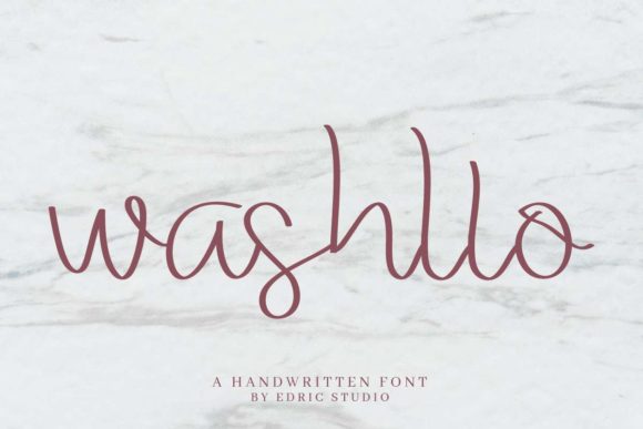 Washllo: A Quirky Handwritten Font for Standout Web Design