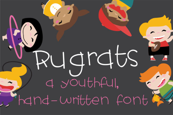 ZP Rugrats: A Playful Handwritten Font for Editorial Design